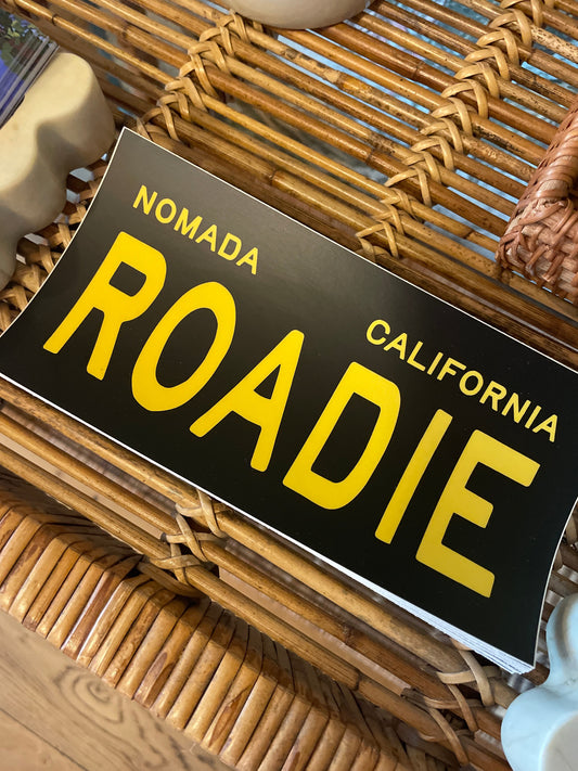 Roadie Bumper Sticker