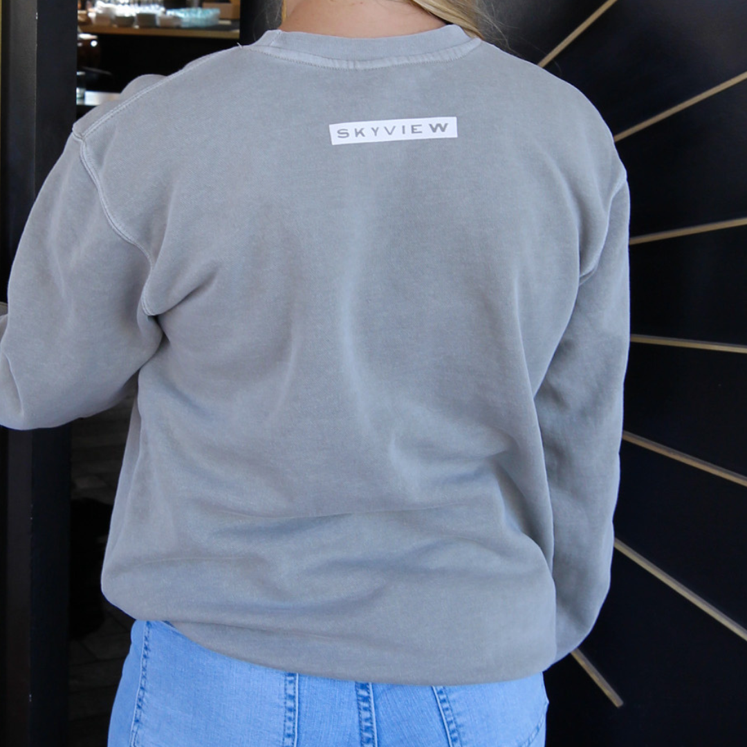 Skyview Pigment-Dyed Crewneck Sweatshirt - Cement