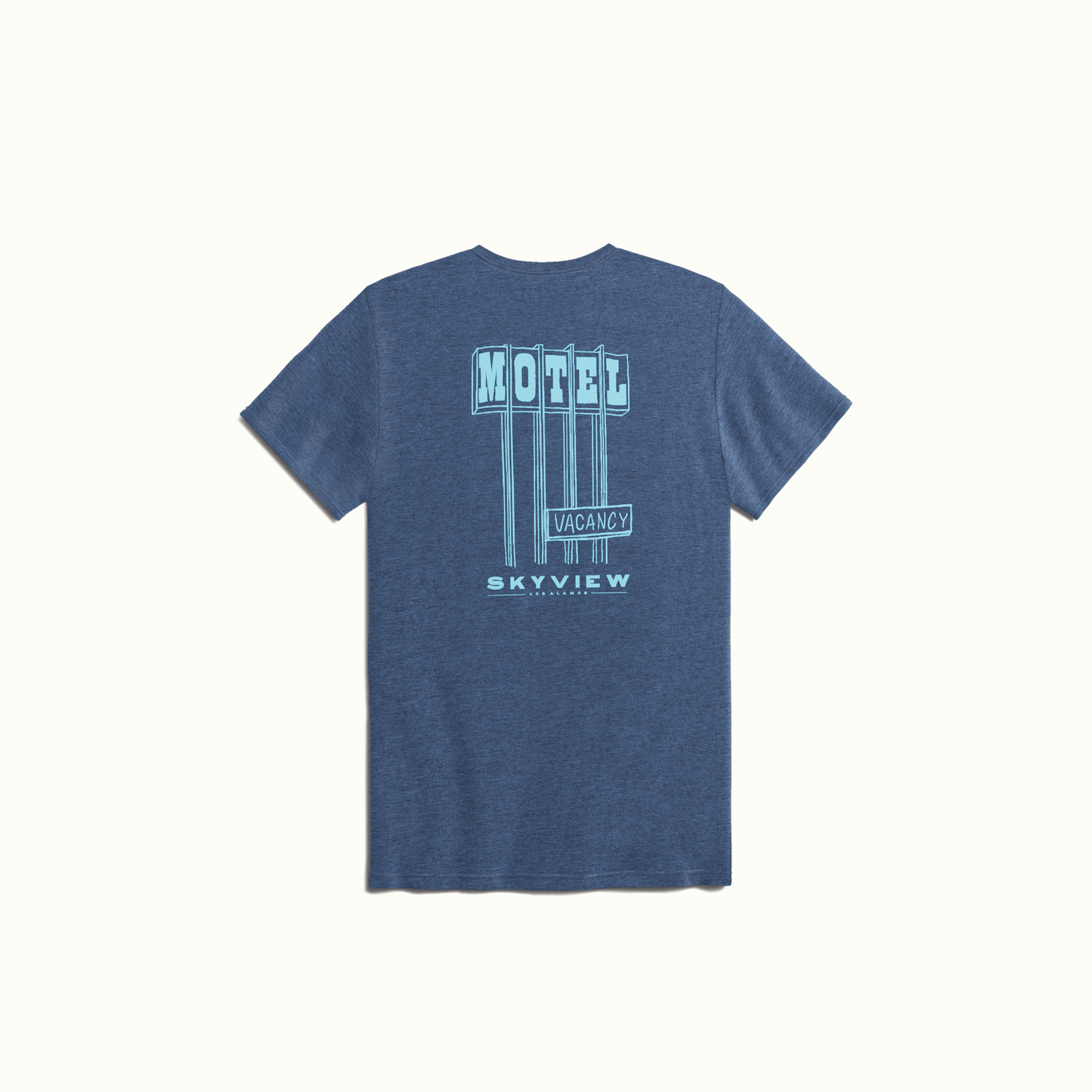 Skyview MOTEL Tee Dark Blue for Skyview Los Alamos by Nomada Deco