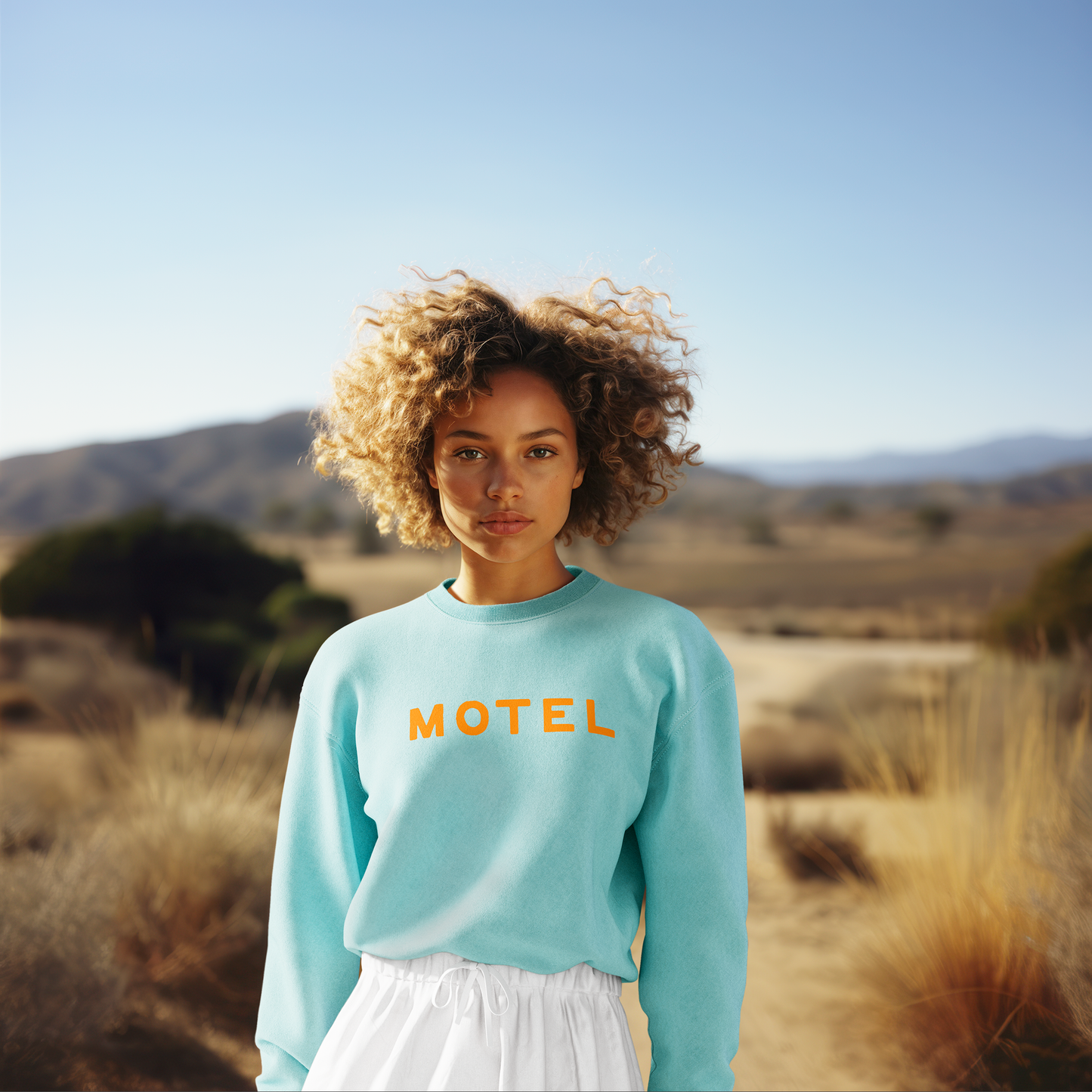 Skyview MOTEL Sweatshirt for Skyview Los Alamos by Nomada Deco