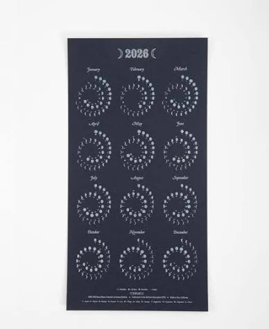Moon Calendar Print